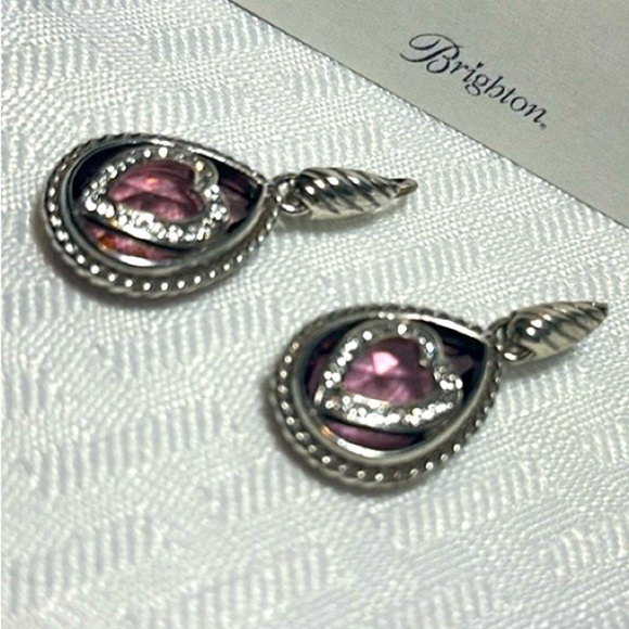 Brighton collectibles earrings Your true colors courageous heart - Picture 1 of 6